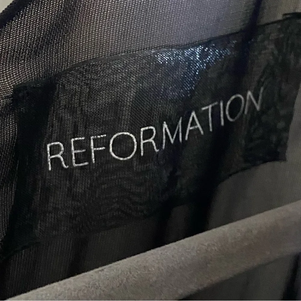 NWT Reformation Jupiter Midi Black Dress Size XS - Picture 10 of 10